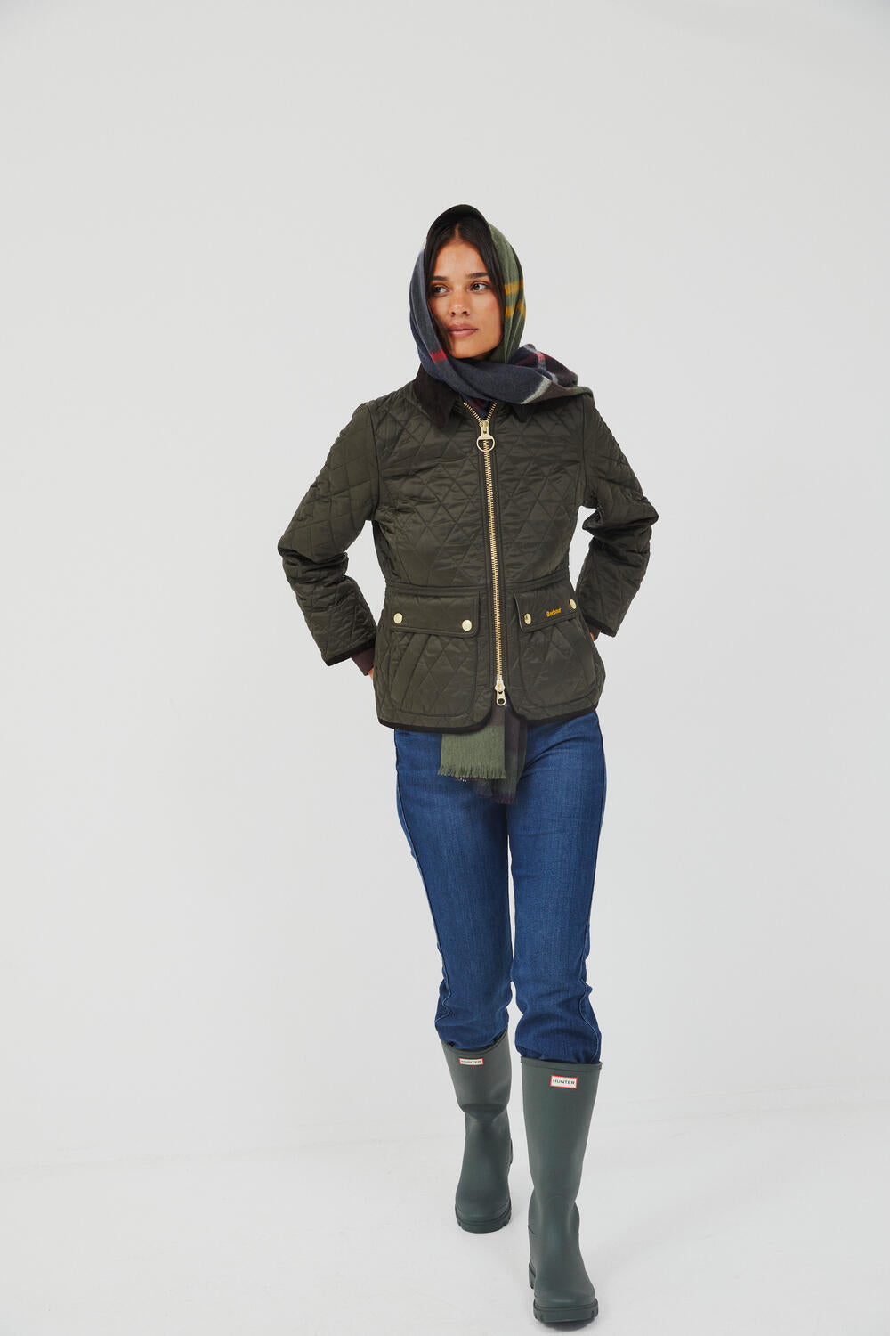 Rosefield Tartan uld halstørklæde - Classic Tartan